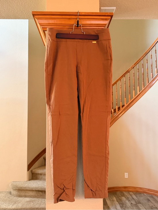 INC International Concepts Pants - INC International Concepts Women's Camel Brown Straight Dress Pants